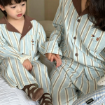 【90-150cm+親サイズ】ルームウェア セットアップ コットン - 画像 (6)