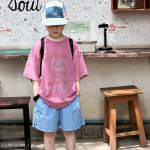 【90-160】半袖Tシャツ 男の子 通気性拔群 プリント カジュアル - 画像 (3)