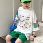 【100-170】半袖Tシャツ 男の子 プリント 合わせやすい - 画像 (3)
