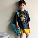 【90-160】半袖Tシャツ 男の子 プリント カジュアル ストリート風 - 画像 (6)