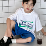 【90-160】半袖Tシャツ 男の子 英字 通気性拔群 ゆったり - 画像 (6)