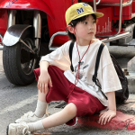 【90-160】半袖Tシャツ 男の子 カートゥーン 通気性拔群 - 画像 (6)