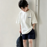 【90-160】半袖Tシャツ 男の子 英字 ゆったり シンプル - 画像 (6)