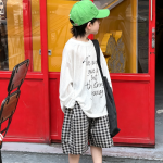 【90-160】長袖Tシャツ 男の子 英字 トレンド 韓国風 - 画像 (6)