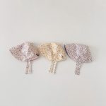 【GOODS】帽子 赤ちゃん用 かわいい 花柄 リバーシブル