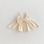【73-100】セットアップ ベビー ビッグリボントップス&パンツ - 画像 (5)
