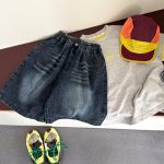 【100-170】ハーフパンツ 男の子 デニム カジュアル - 画像 (5)