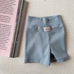 【80-130】ショートパンツ 女の子 ハイウエスト レギンス シンプル - 画像 (8)