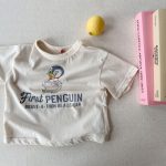 【90-160】半袖Tシャツ 女の子 プリント カートゥーン かわいい - 画像 (7)