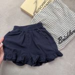 【80-130】ショートパンツ 女の子 フリル 無地 スウィート - 画像 (7)