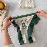 【80-130】半袖Tシャツ 女の子 ラグラン プリント トレンド - 画像 (9)