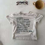 【80-130】半袖Tシャツ 女の子 英字 プリント シンプル - 画像 (7)