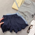 【80-130】ショートパンツ 女の子 フリル 無地 スウィート - 画像 (12)