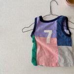 【80-130】ベスト 女の子 英字 カラフル ファッション - 画像 (8)