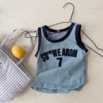 【80-130】ベスト 女の子 英字 カラフル ファッション - 画像 (9)