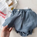 【80-130】ショートパンツ 女の子 レイヤード 韓国風 - 画像 (9)