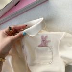 【80-130】半袖Tシャツ 女の子 アップリケ ポロシャツ - 画像 (10)