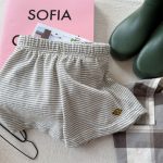 【80-130】ショートパンツ 女の子 ボーダー柄 ストレッチで快適 - 画像 (7)