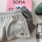 【80-130】ショートパンツ 女の子 ボーダー柄 ストレッチで快適 - 画像 (10)