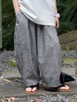 【100-160】パンツ 男の子 無地 シンプル レトロ - 画像 (5)