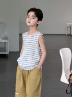 【100-170】ベスト ストライブ 夏新作 ゆったり ノースリーブ 男の子 - 画像 (5)