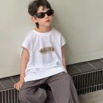 【90-160】Tシャツ 男の子 ノースリープ シンプル - 画像 (7)
