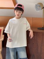 【100-160】半袖Tシャツ 男の子 英字 快適 ファッション - 画像 (3)