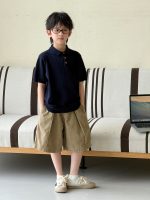 【90-160】半袖Tシャツ 男の子 シンプル 無地 ポロシャツ - 画像 (6)