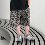 【100-160】ショートパンツ 男の子 レオパード トレンド - 画像 (2)