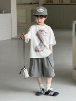 【90-160】半袖Tシャツ 男の子 英字 プリント カジュアル - 画像 (5)