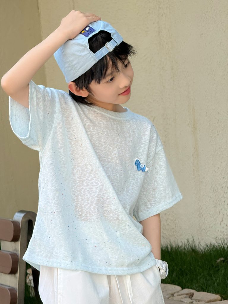 【100-160cm】半袖Ｔシャツ 男の子 ウマ 薄手 通気性拔群