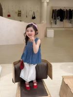 【90-140】ノースリープ トップスorパンツ 女の子 ドット柄 ゆったり - 画像 (4)