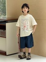 【90-160】半袖Tシャツ 男の子 英字 カジュアル - 画像 (3)