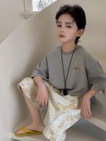 【90-160】Tシャツ プリント 半袖 ラウンドネック トップス 夏新作 男の子 - 画像 (6)