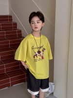 【90-160】Tシャツ カジュアル プリント 韓国風 ゆったり 男の子 夏新作 - 画像 (3)