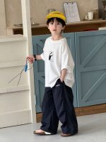 【100-160】パンツ 男の子 無地 カジュアル 履きやすい - 画像 (5)