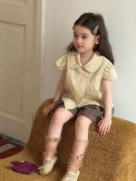 【80-130】シャツorパンツ 女の子 ドット柄 シンプル - 画像 (3)