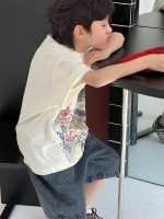 【90-160】半袖Tシャツ 男の子 プリント ゆったり - 画像 (3)