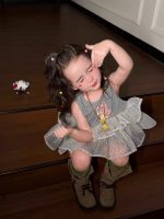 【90-150】トップス 女の子 チュール カートゥーン - 画像 (6)