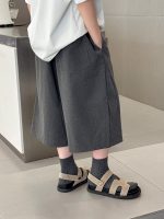 【90-160】ショートパンツ 男の子 無地 シンプル 履きやすい - 画像 (4)