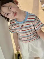 【90-160】半袖Tシャツ 女の子 ボーダー柄 韓国風 - 画像 (6)