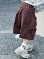 【90-160】ショートパンツ 男の子 速乾 ゆったり - 画像 (4)