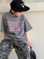 【90-160】半袖Tシャツ 男の子 プリント 英字 カジュアル - 画像 (2)