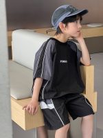 【90-150】 セットアップ 男の子 配色 プリント トレンド - 画像 (5)
