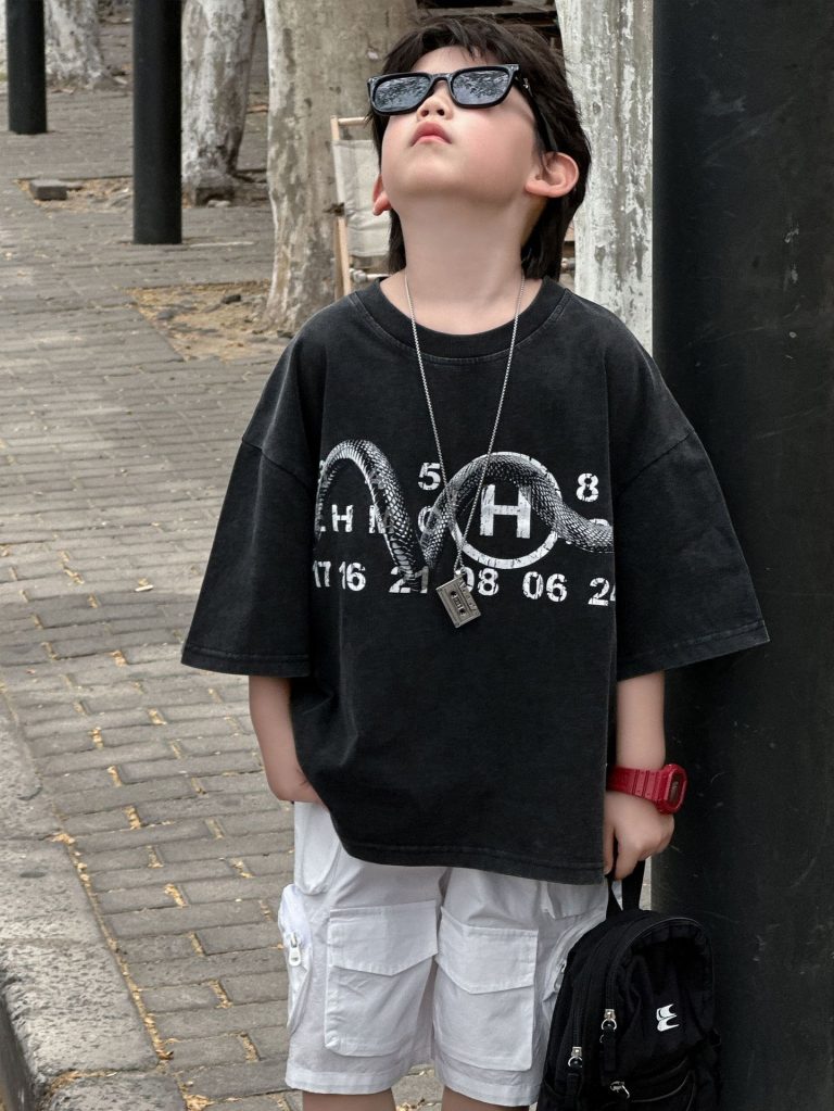 【90-160cm】Tシャツ プリント ファッション かっこいい 夏新作 男の子