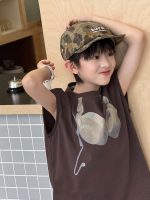【100-160】半袖Tシャツ 男の子 プリント ストリート風 - 画像 (5)
