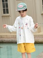 【100-160】長袖Tシャツ 男の子 グラフィティ かわいい - 画像 (4)