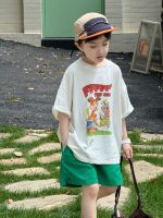 【90-160】半袖Tシャツ 男の子 プリント カートゥーン - 画像 (5)