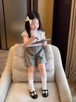 【80-130】半袖Tシャツorチェック柄 ショートパンツ 女の子 フリル シンプル - 画像 (4)