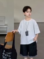 【100-170】Tシャツ ラウンドネック 半袖 プリント カジュアル 男の子